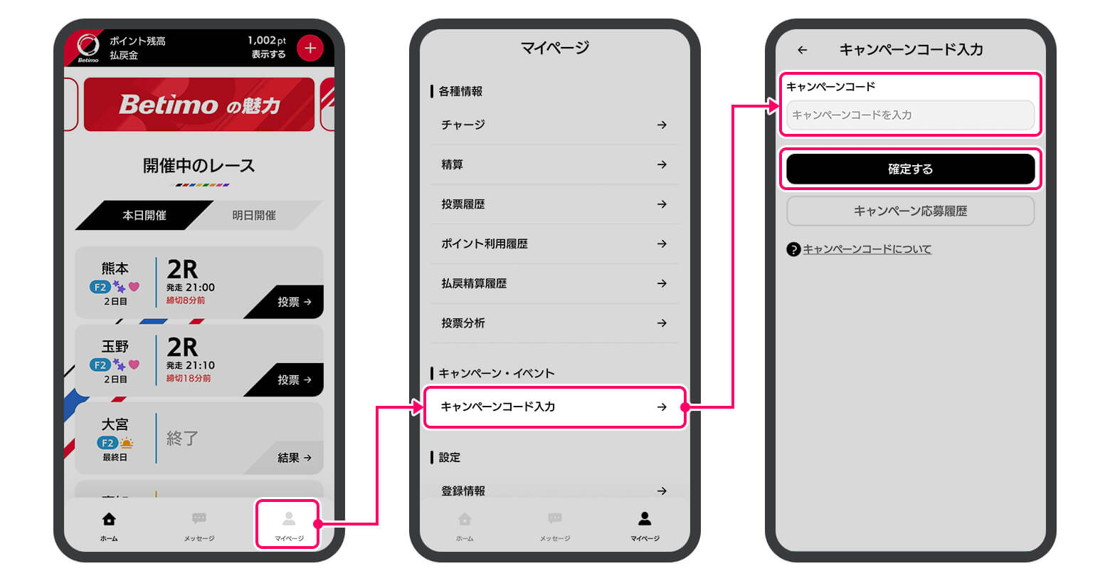 入力フロー